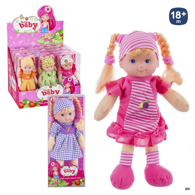 Pack de 2 Bonecas de Pano 26cms ref.130148