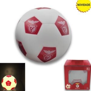 Luz de Presença Bola Acrílico 20cms Diâmetro SL Benfica ref. SLB1474