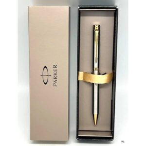Parker Folio Prateada c/Clip Dourado Esferográfica ref. 5023396