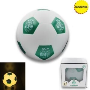 Luz de Presença Bola Acrílico 20cms Diâmetro Sporting CP ref. SCP1474