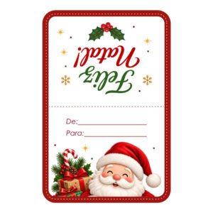 Rolo de 200 Etiquetas de Natal ref. 1020339/1