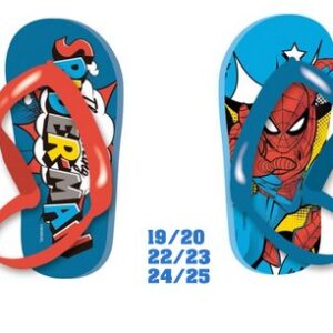 Chinelo c/Elastico H. Aranha ref.SM14629--Pack de 3 pares