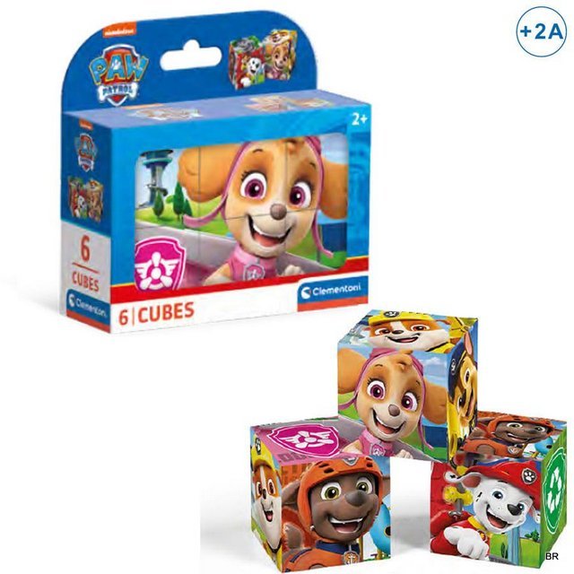 Puzzle 6 Cubos Patrulha Pata (+2 anos) 13x9cms ref. CE40658