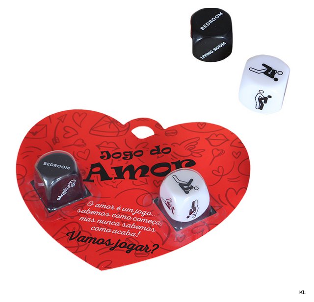 Blister Dados Dia dos Namorados ref.NAM12211