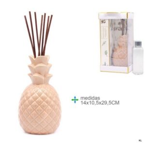 Ambientador Abacaxi Salmão (Altura 30cms) ref.AM76085