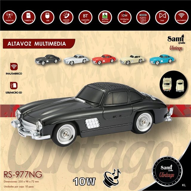 Radio AltaVoz/USB/Micro SD Ref. RS977NG