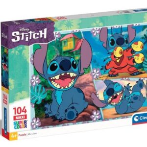 Puzzle Jumbo Stitch 104 Peças (+4 Anos) 62x42cms ref. CE23776