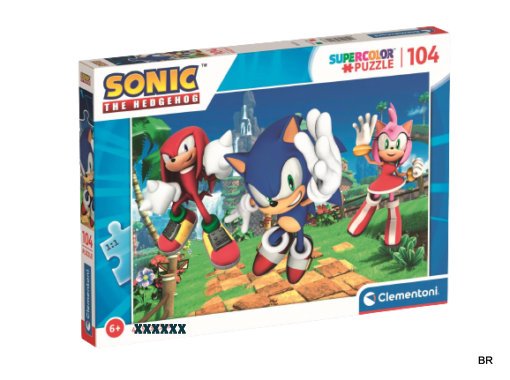 Puzzle Sonic 104 Peças (+6 Anos) 27x38cms ref. CE27256