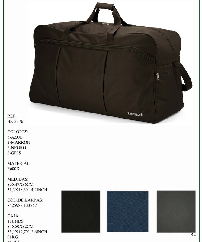 Saco de Viagem REF. BZ 3376-