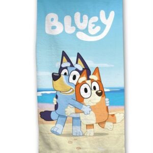 Toalha Praia Bluey Microfobra 70x140cms ref.024BLUEY
