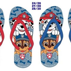 Chinelos Patrulha Pata ref.Paw23-0807--Pack de 3 pares