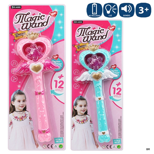 Brinquedo Varinha c/Luz e Som 31cms ref.701046--pack de 2 unid.