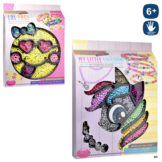 Brinquedo Missangas P/Pulseiras ref.701953--pack de 2 unid.