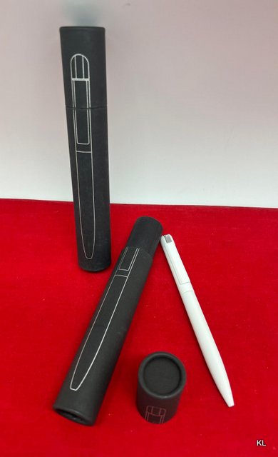 Esferografica em Aço em Cx. Branco ref. B5