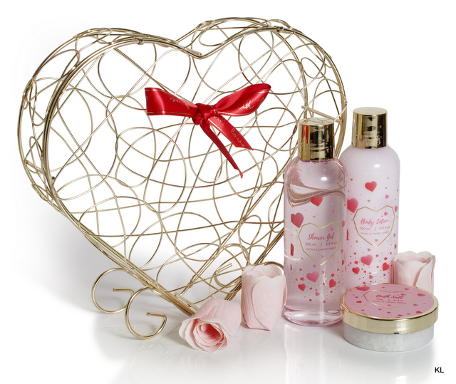 Conjunto de Banho Coração(Metal) ref. POK1906